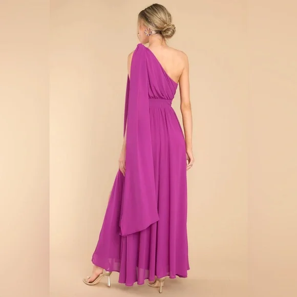 Goddess Behavior Maxi dress - Berry - Picture 4 of 6